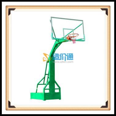 固定式篮球架图片