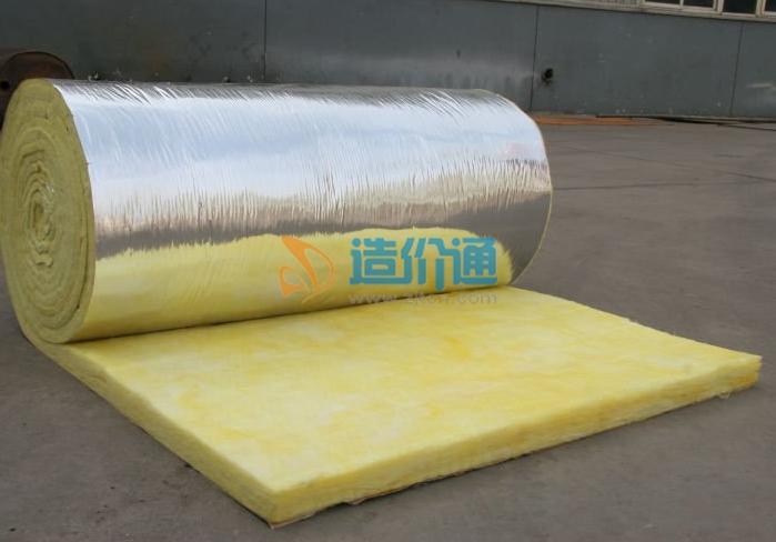 新环保防潮铝箔聚丙烯复合棉毡(钢结构围护)图片